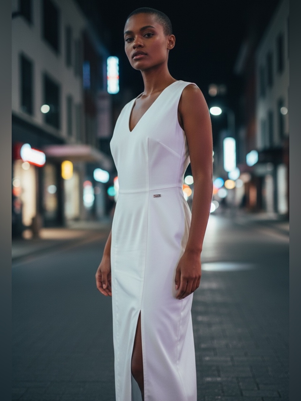 NWT White Armani Exchange Cotton Maxi Dress - Size 0